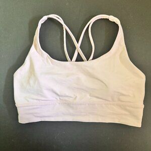 Gently used, blush pink LuLuLemon sports Bra, size 10